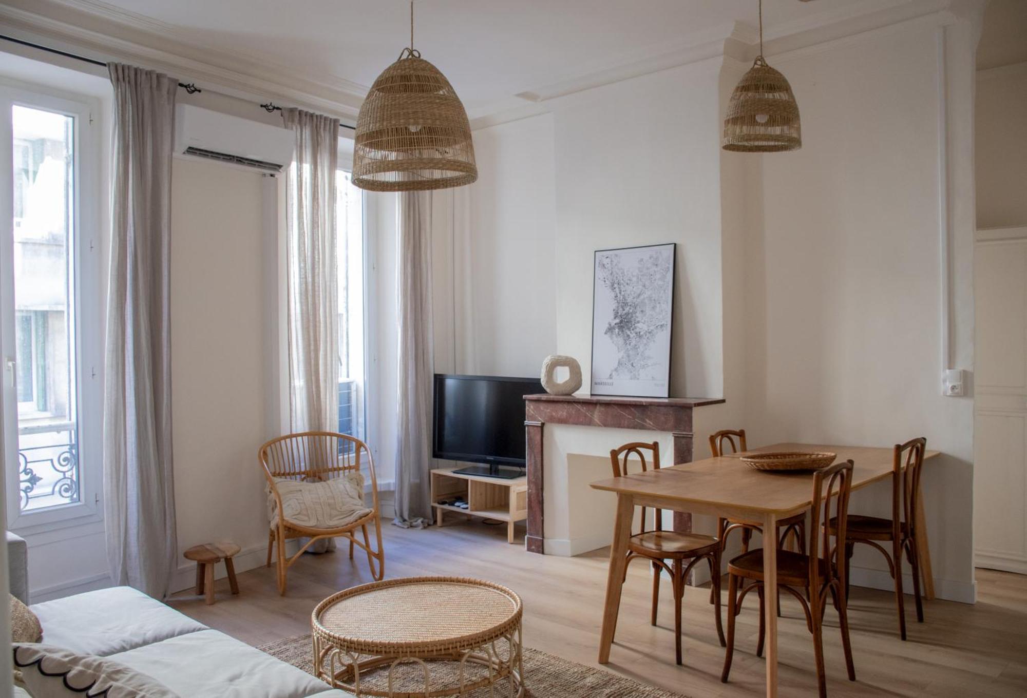 Ferienwohnung Cozy Flat Fully Renovated By Interior Designer Marseilles Exterior foto